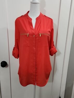 Pink Calvin Klein Button Up